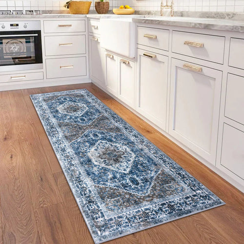 Jodhveer Area Rug Washable Rug Non-Slip Backing Indoor Rugs